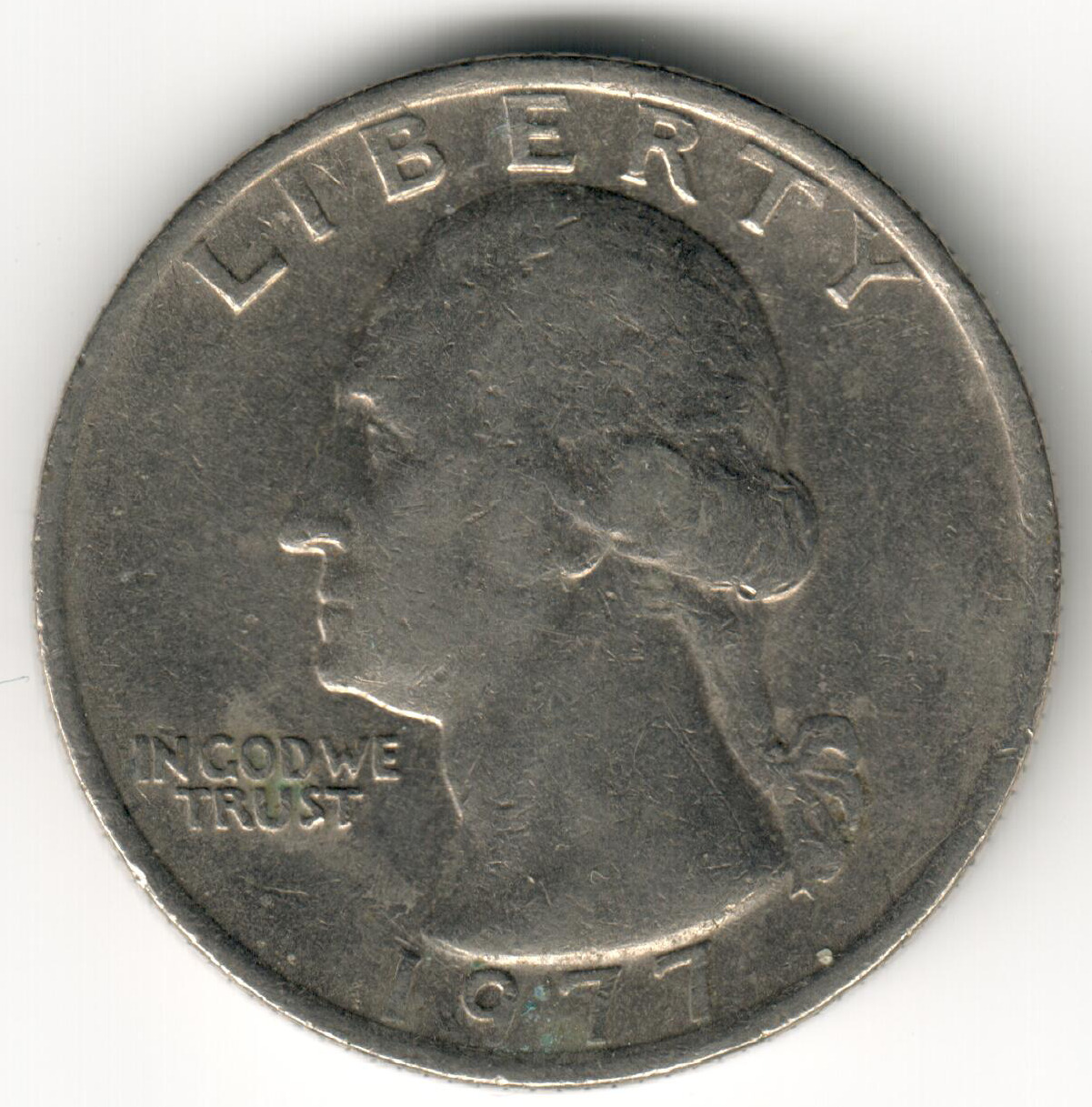 USA - 1977P - Heraldic Eagle Washington ¼ Dollar - #1471