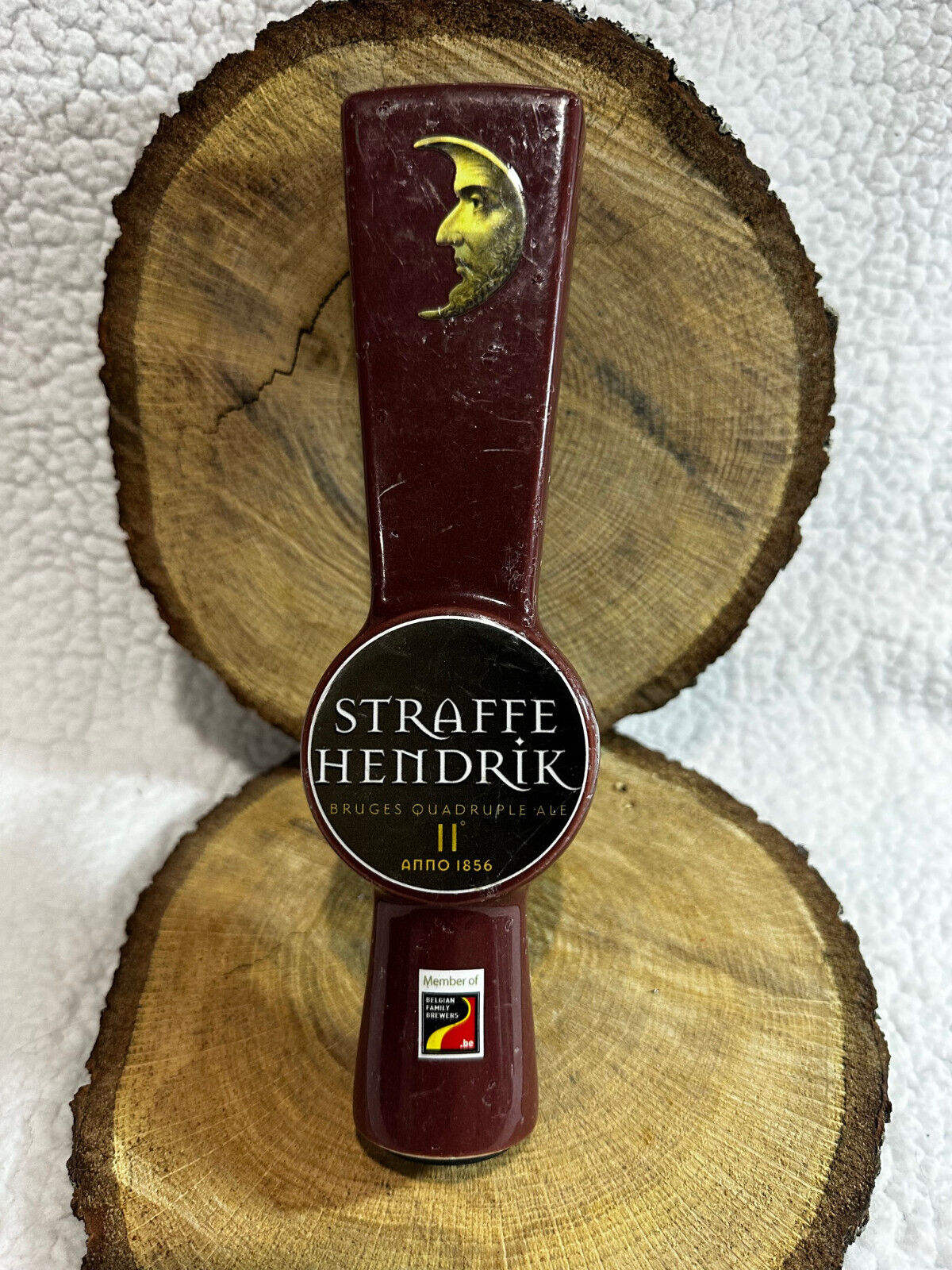 Rare Straffe Hendrik Bruges Quadruple Ale II Anno 1856 Tap Handle