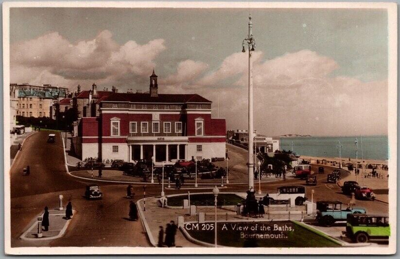 1930s BOURNEMOUTH, England UK RPPC Real Photo Postcard \
