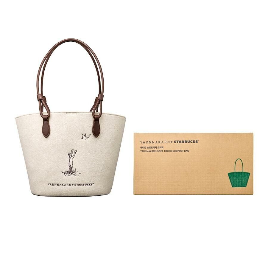 Starbucks Korea 2023 Yarnnakarn soft touch shopper bag