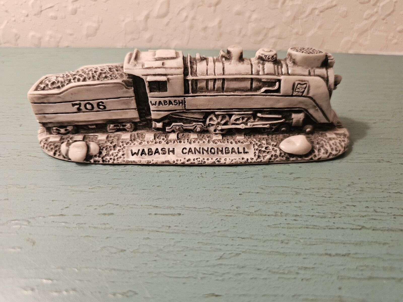 Vintage Georgia Marble Trains Gone By Limited Edition Wabash 706 Train