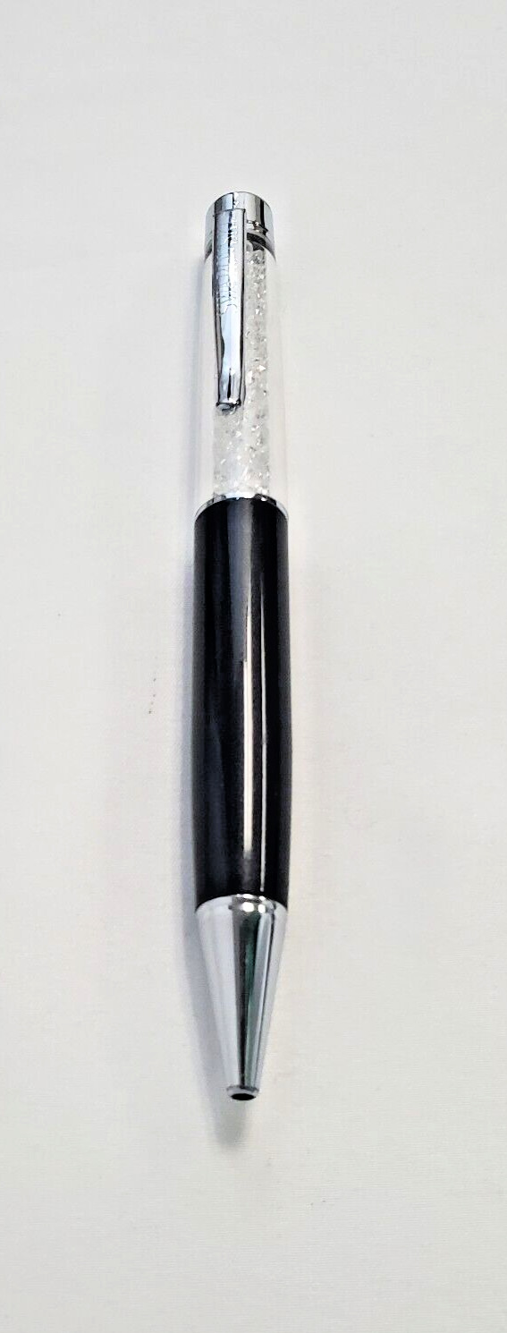 Swarovski Active White Crystals Ballpoint Pen Black 