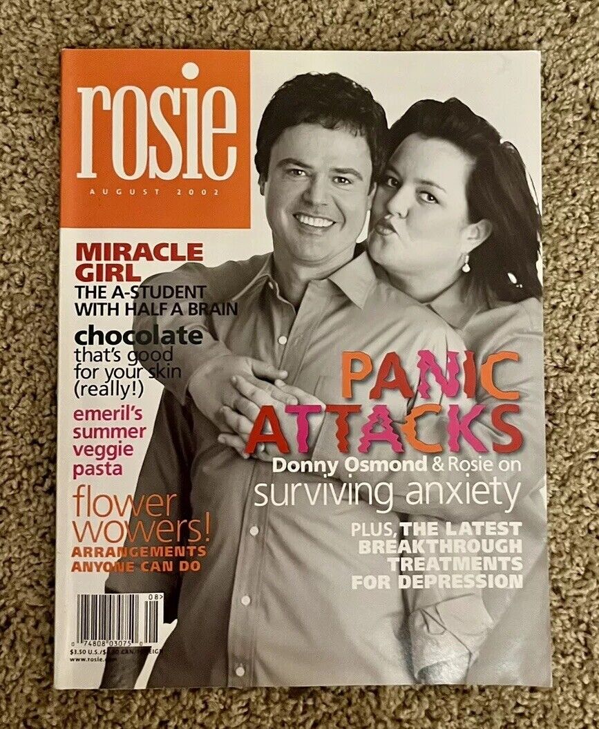 August 2002 Rosie O\'Donnell Magazine; Donny Osmond Cover
