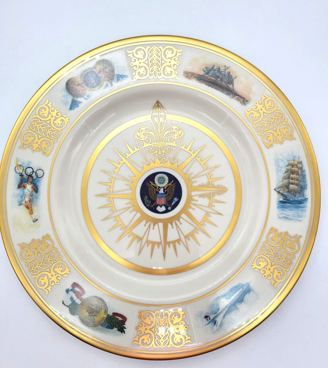 1976 Annual United States Historical Plate.presidential Historical Society #1048