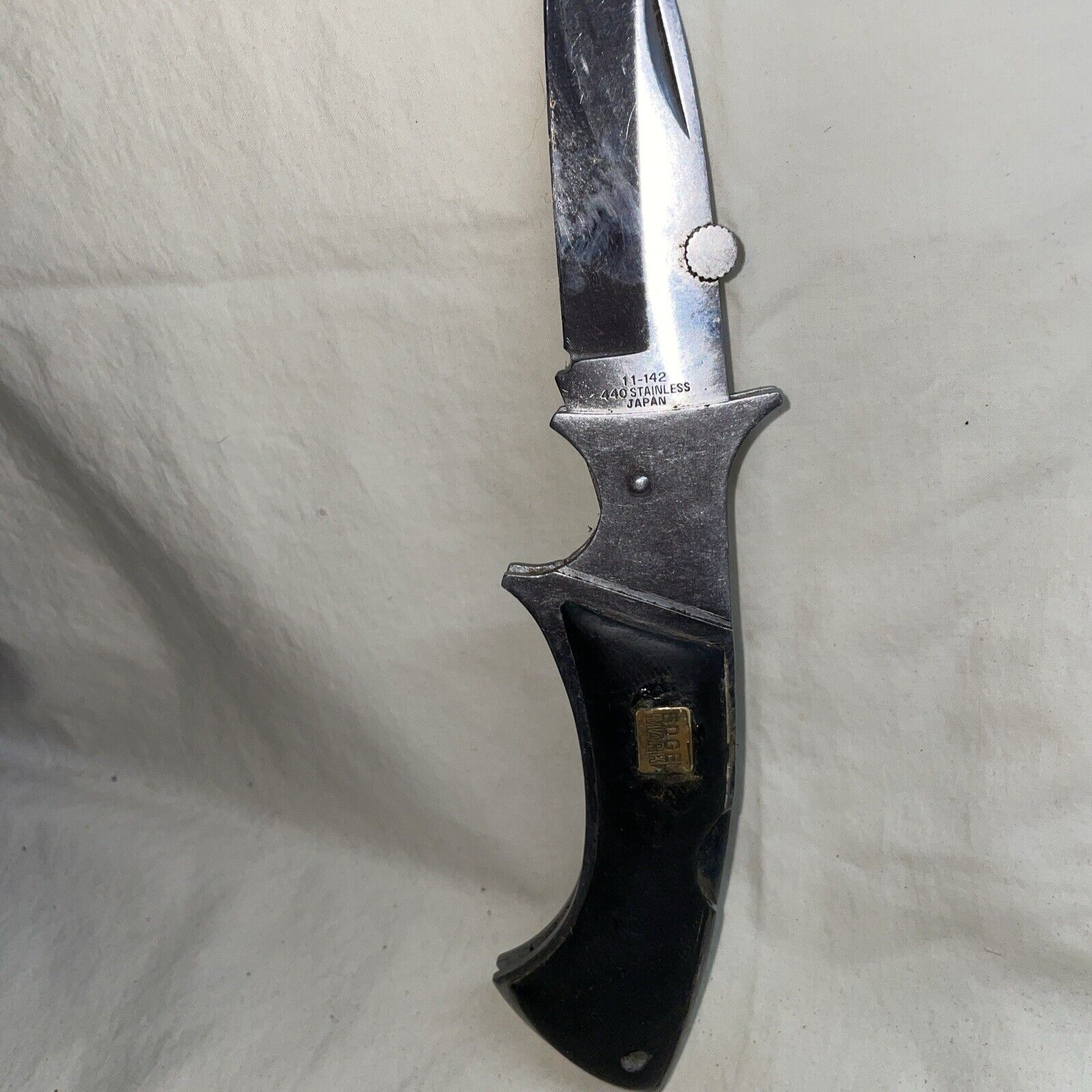 Vintage Explorer Edge Mark G Sakai Seki Japan 5.25 Folding Hunter Lockback Knife