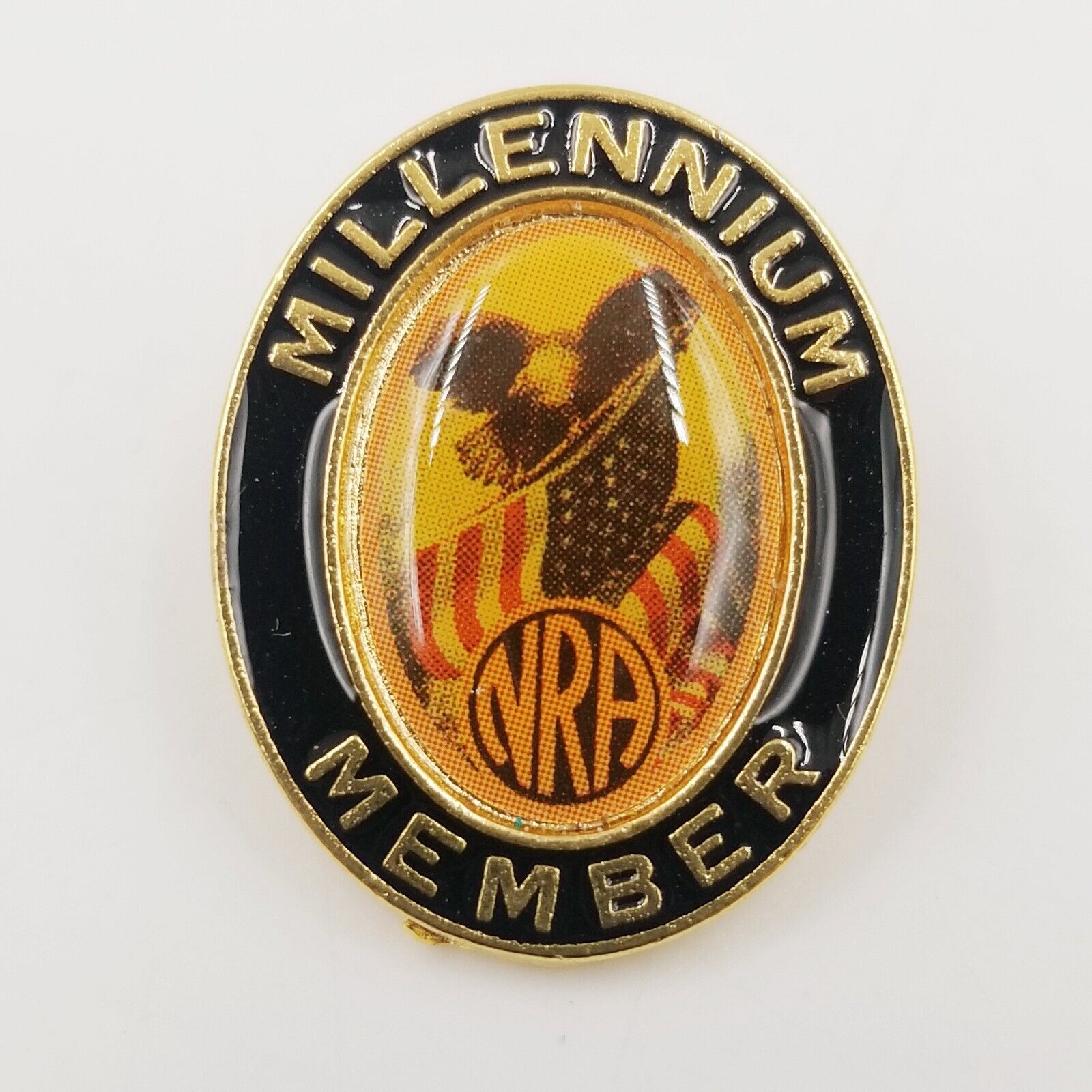 NRA Millennium Member Lapel Pin Tie Tack National Rifle Association Vintage 