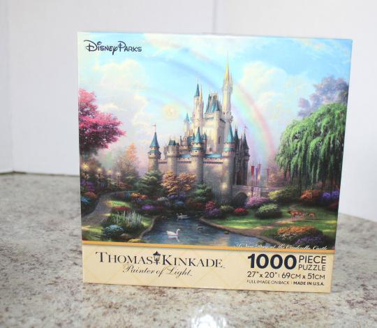 NEW Disney Parks A New Day at the Cinderella Castle Puzzle by Thomas Kinkade