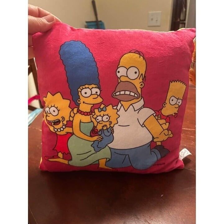 Universal Studios The Simpsons Silly Group Family 10 inch Pillow