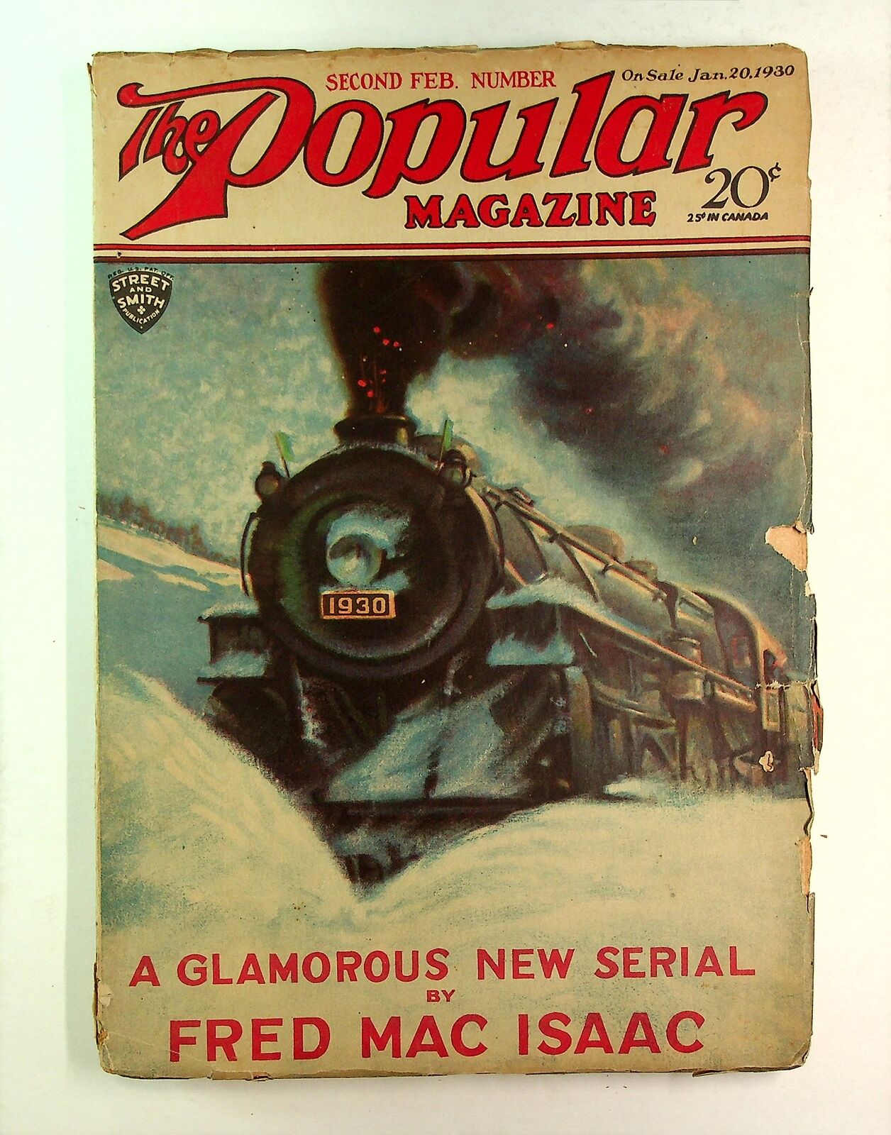 Popular Magazine Pulp Feb 1930 Vol. 98 #5 VG- 3.5