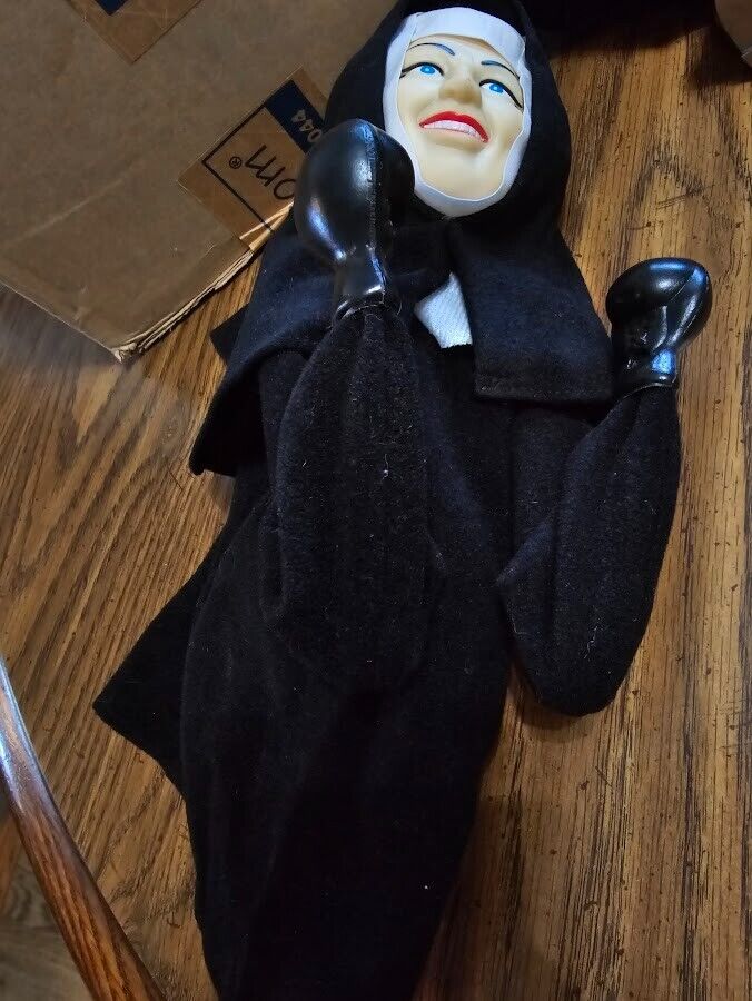 Holy Punching Fighting Nun Puppet Mint Condition 12\