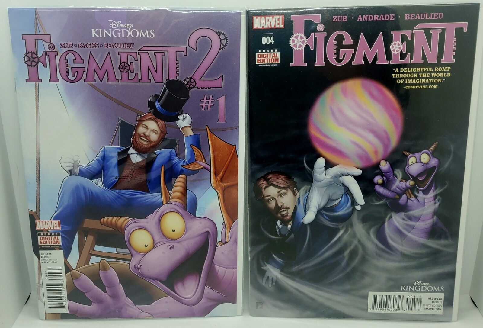 LOT of 2 Figment #4 & Figment 2 #1 (Marvel Comics, 2015) 1st Ed 1st Print Mint🔥