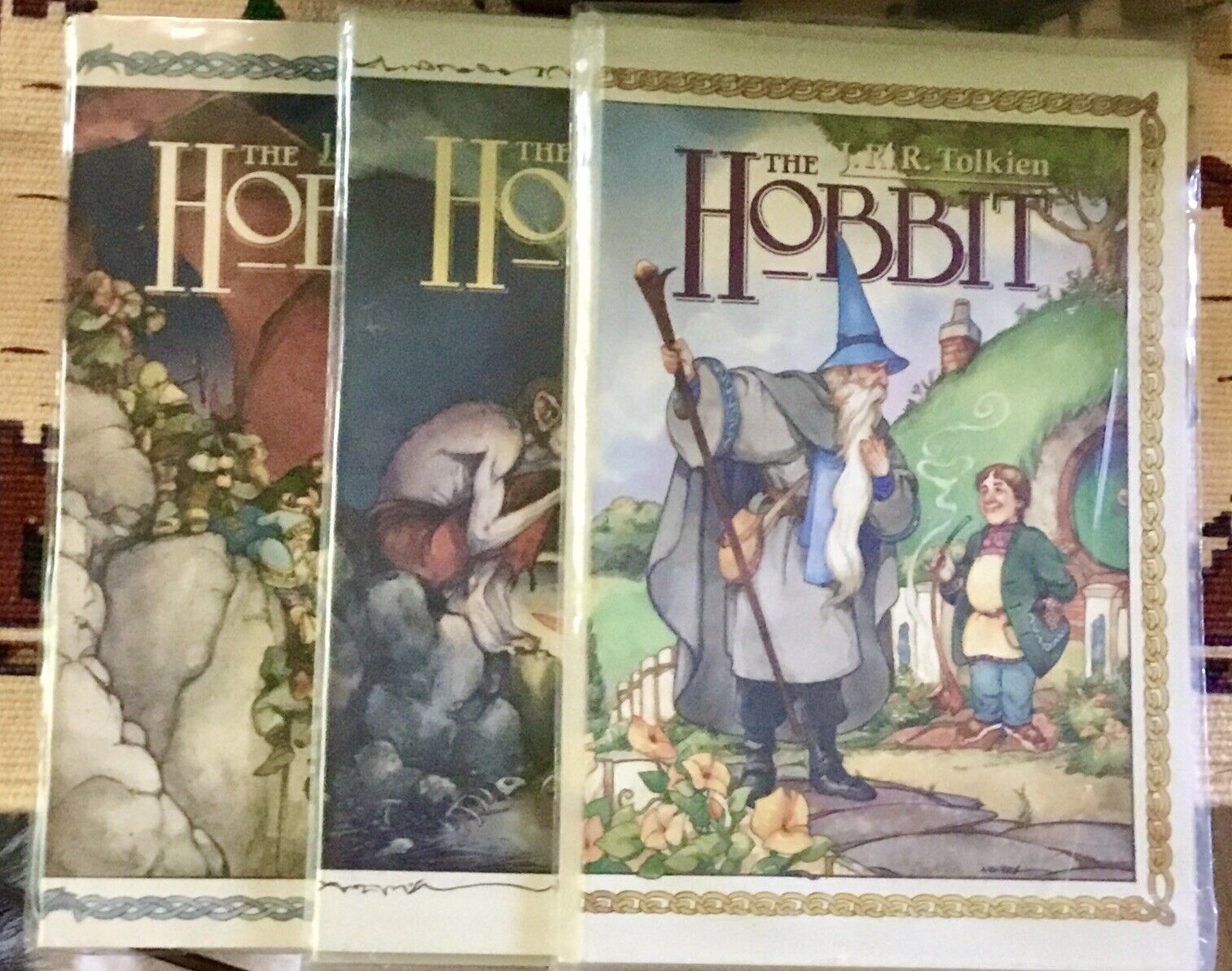 The Hobbit Comic Book Set #1 #2 #3 Vntg VGC 1989 1st Editions