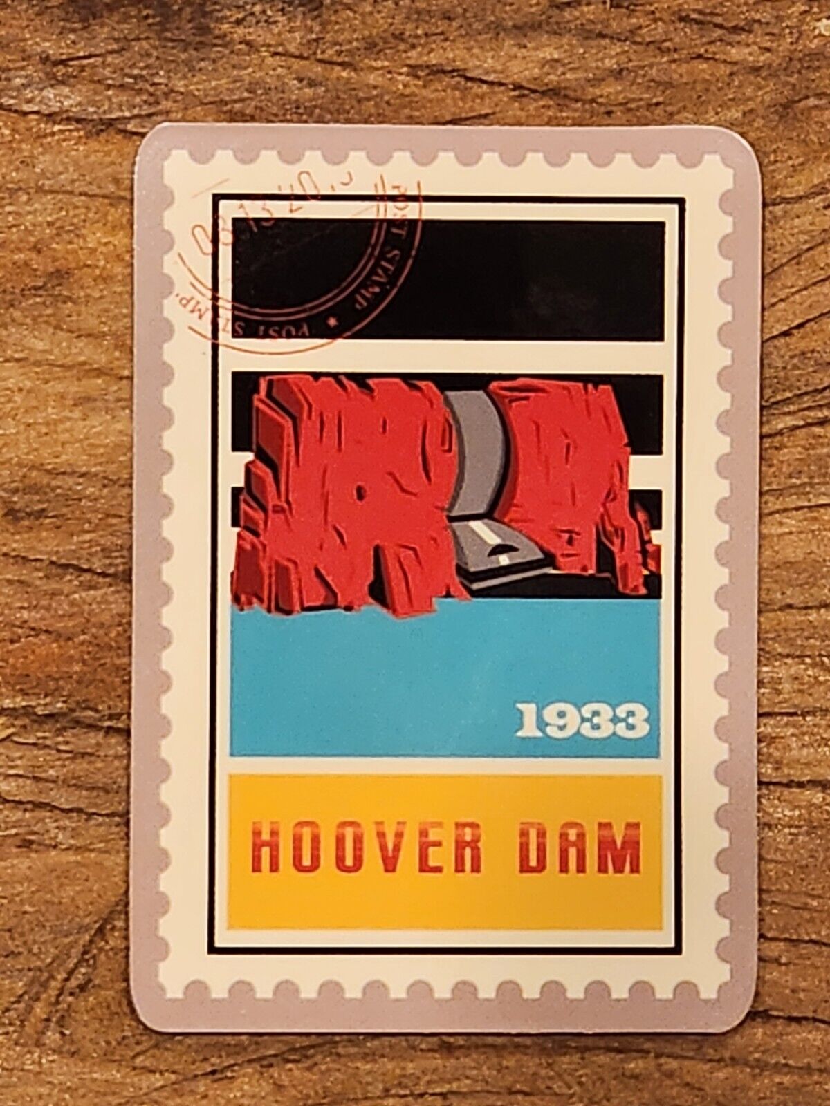 HOOVER DAM Sticker Hoover Dam Decal Hoover Dam Stamp Sticker