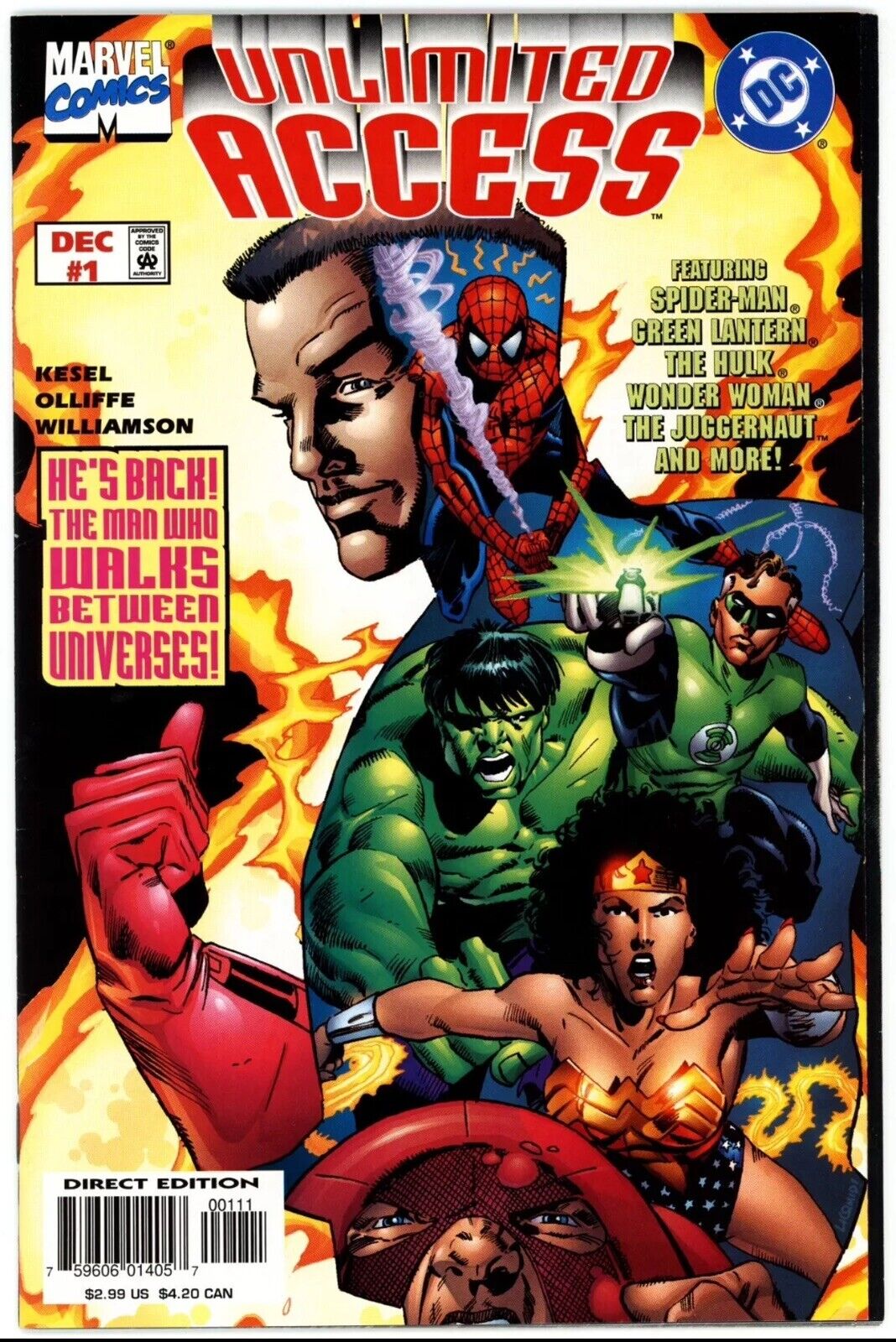 Unlimited Access #1 Pat Olliffe Cover