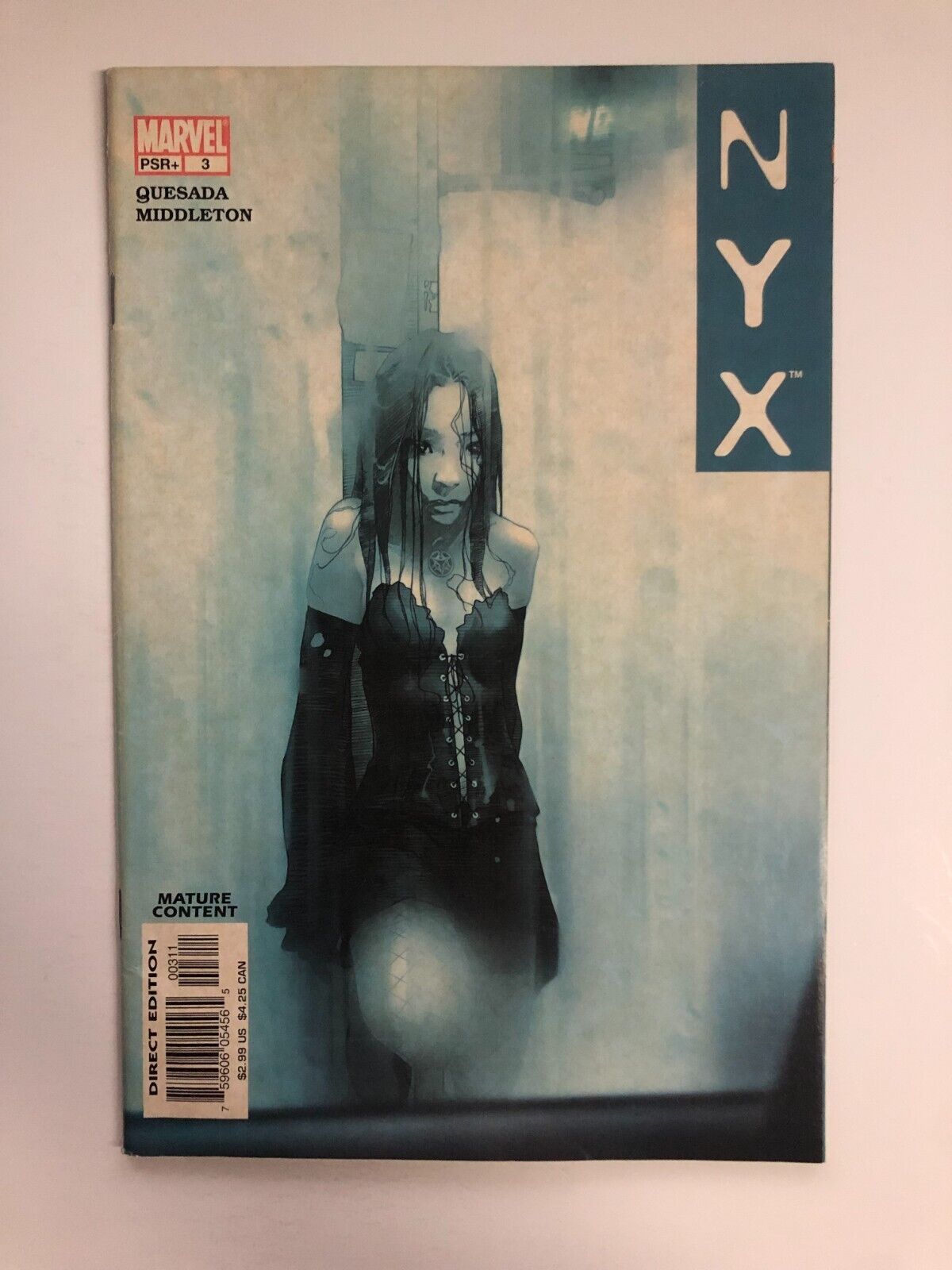 Nyx #3 - Joe Quesada - 2004 - Marvel Comics - 1st Appearance of X-23