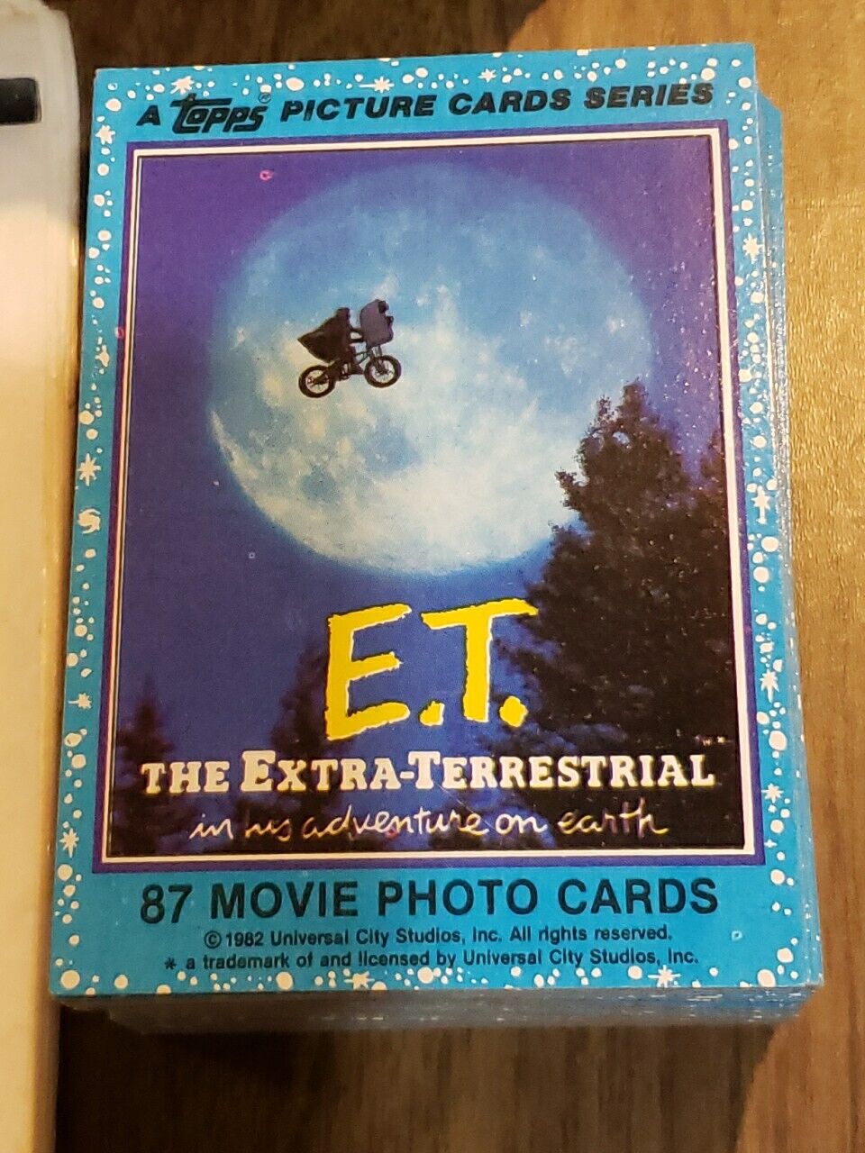 1982 E.T. Trading Cards Complete Set 1-87 Topps 