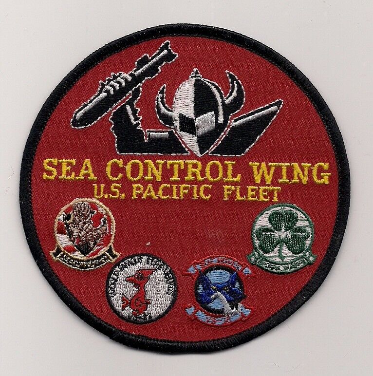 USN SEA CONTROL WING PACIFIC FLEET gaggle patch S-3 VIKING VS WING PACIFIC