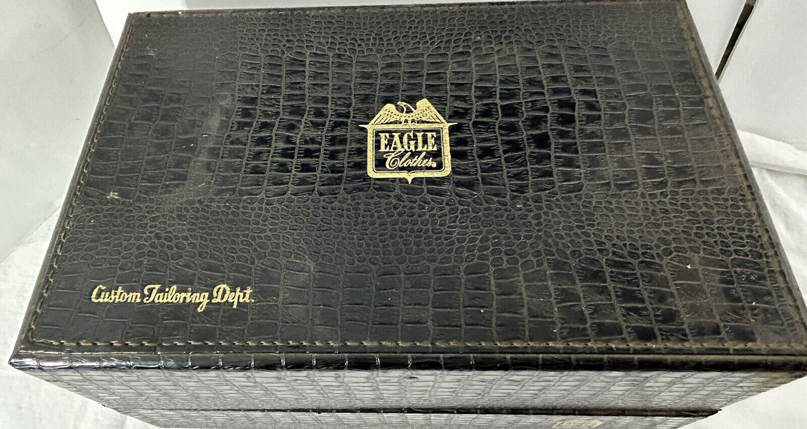 RARE Eagle Clothes Tailoring box Tailor Vintage 1950-1989 Brooklyn NY company