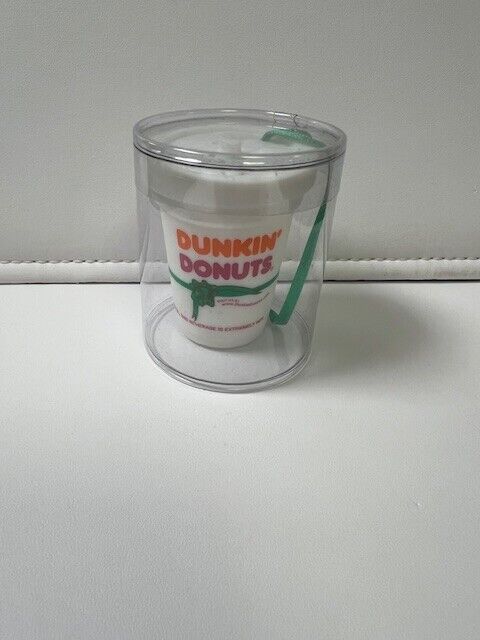 Dunkin Donuts Holiday Coffee Cup Ornament Christmas 2001 Vintage