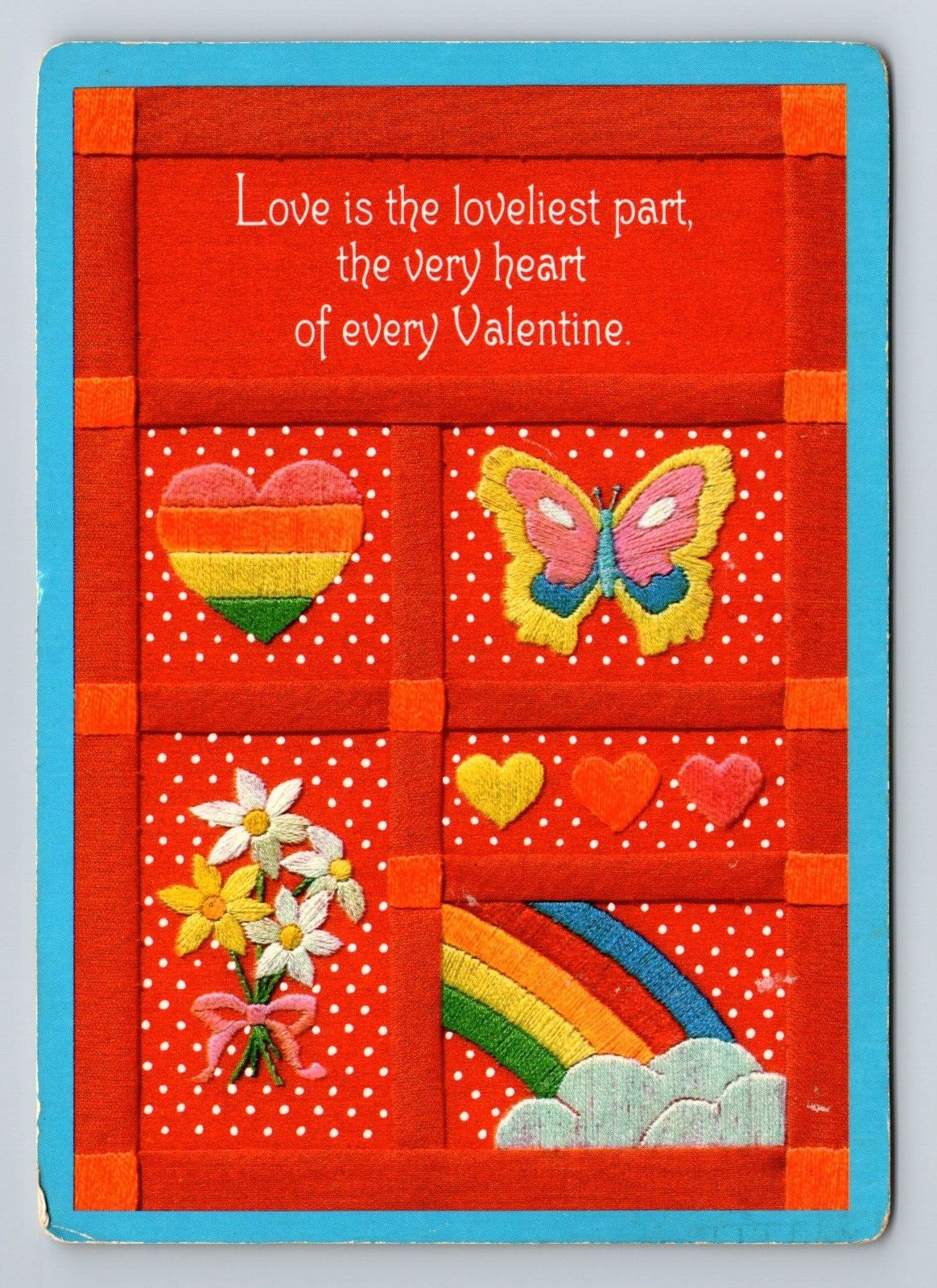 Vintage post card 5 3/4 x 4 1/8 inch Valentine's Day