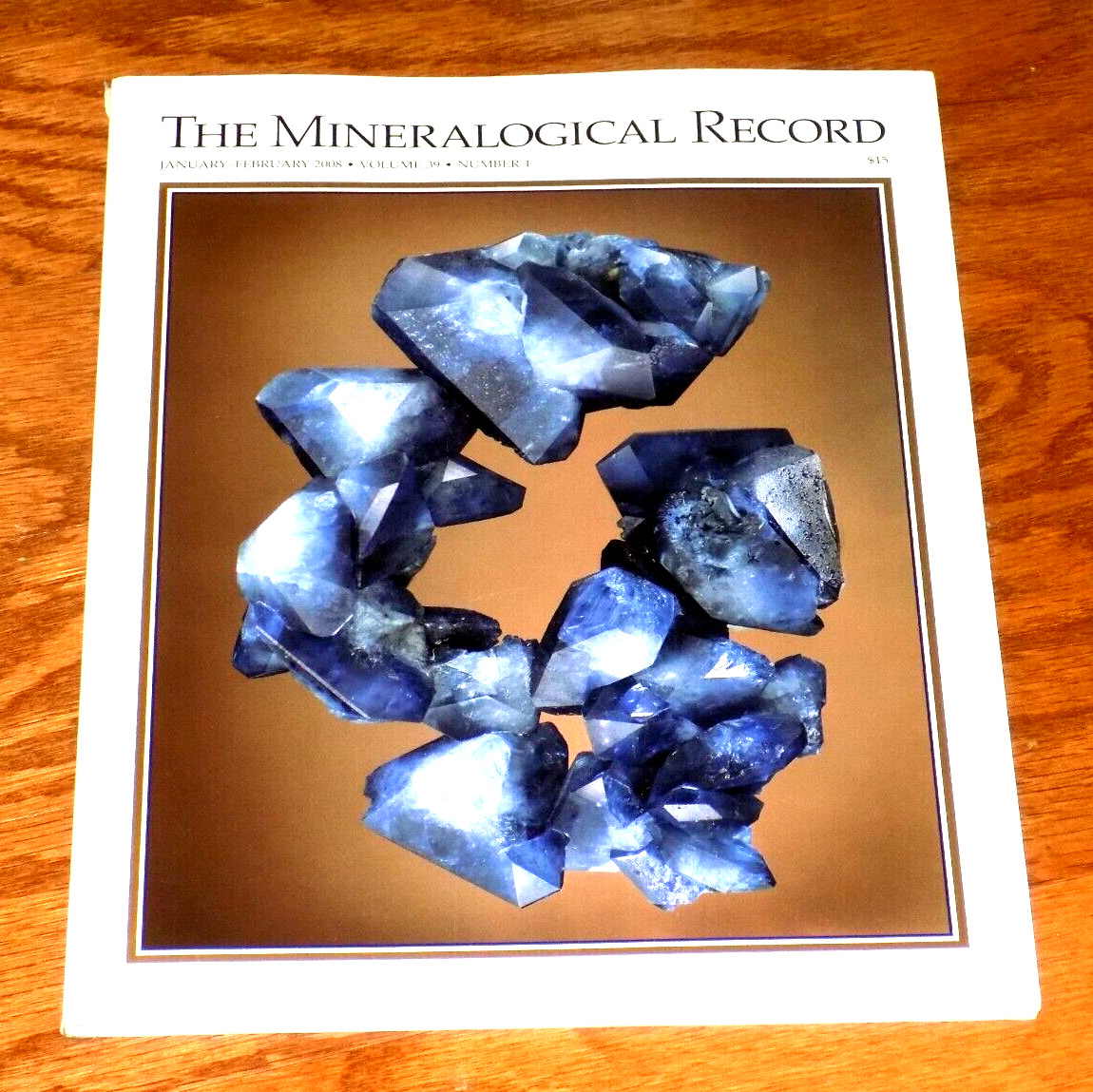 MINERALOGICAL RECORD Benitoite San Benito California Mine Mineral 2008 Vol. 39