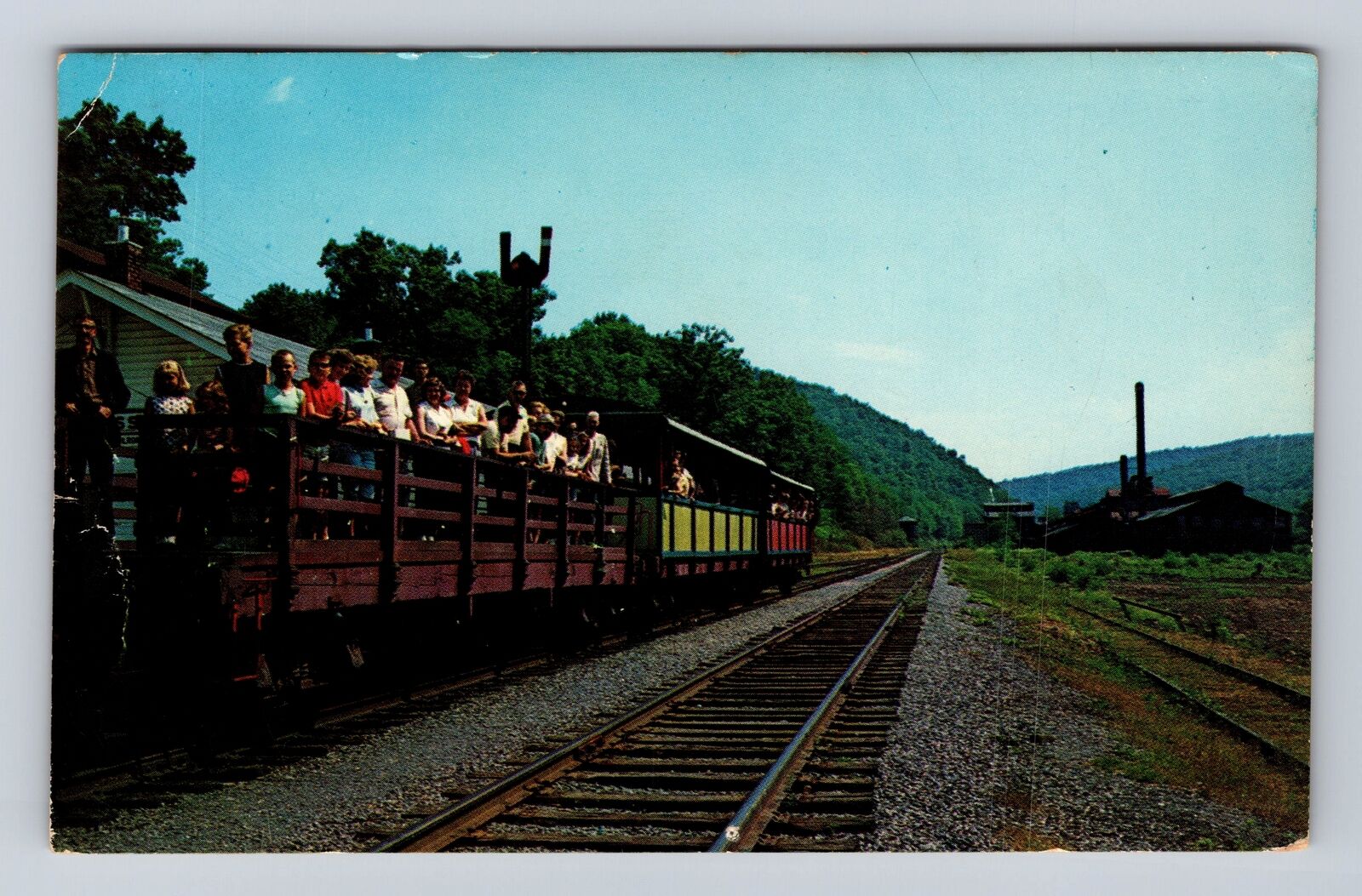 WV-West Virginia, Sightseeing Cars Cass Scenic Railroad, Vintage c1970 Postcard