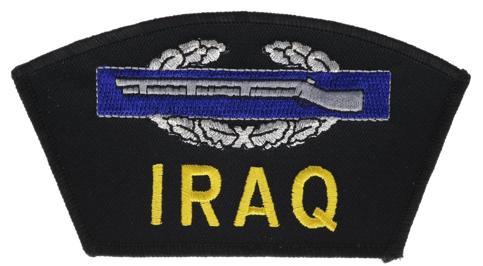 Iraq War CIB Combat Infantry Badge Iron on Hat Patch HFLB1798 F3D29Z