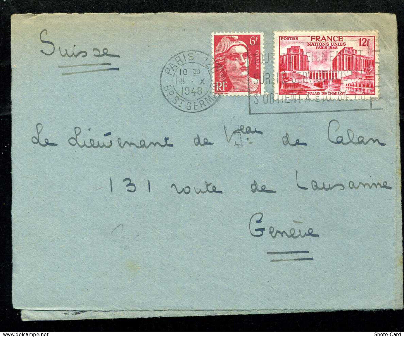 Paris bd st germain 18-10-1948 flame n