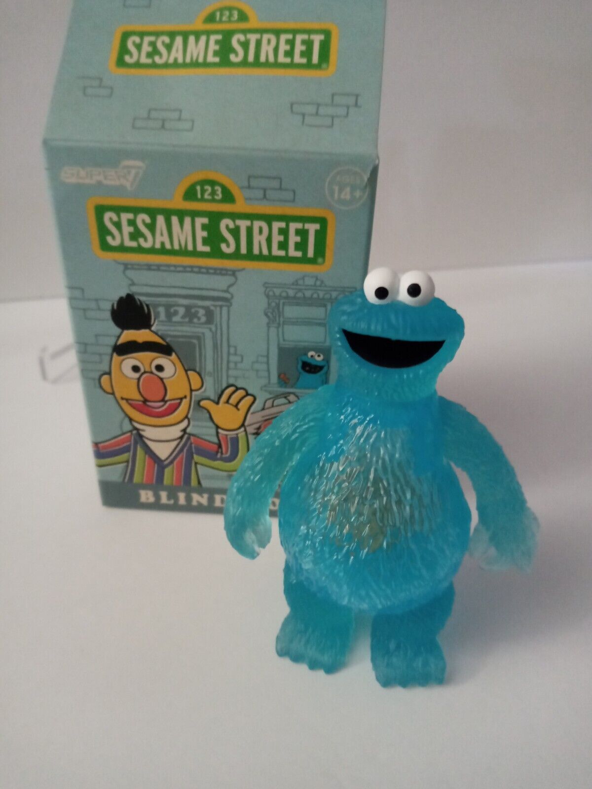 Super 7 Sesame Street Blind Box Rare 1:12 Cookie Monster 