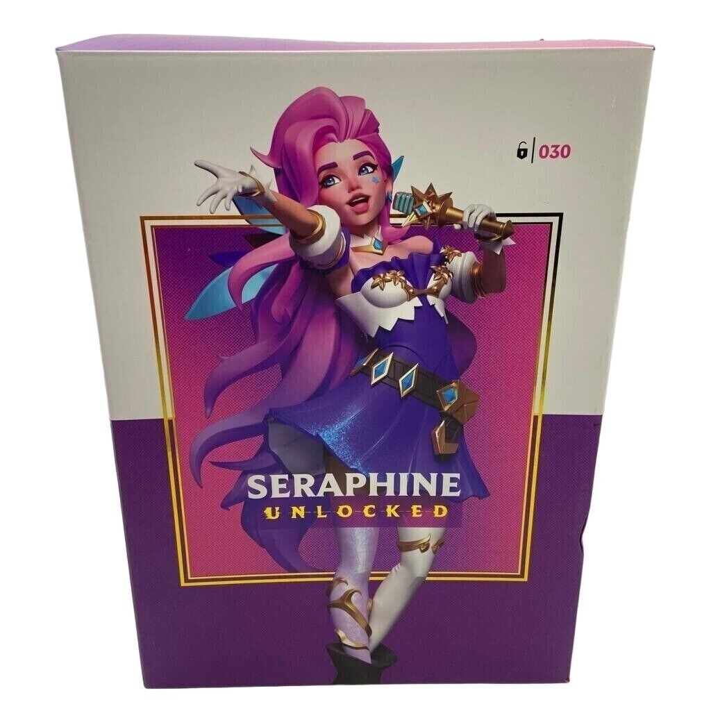 Official LOL League of Legends Seraphine Figure Model Statue Collection Toy