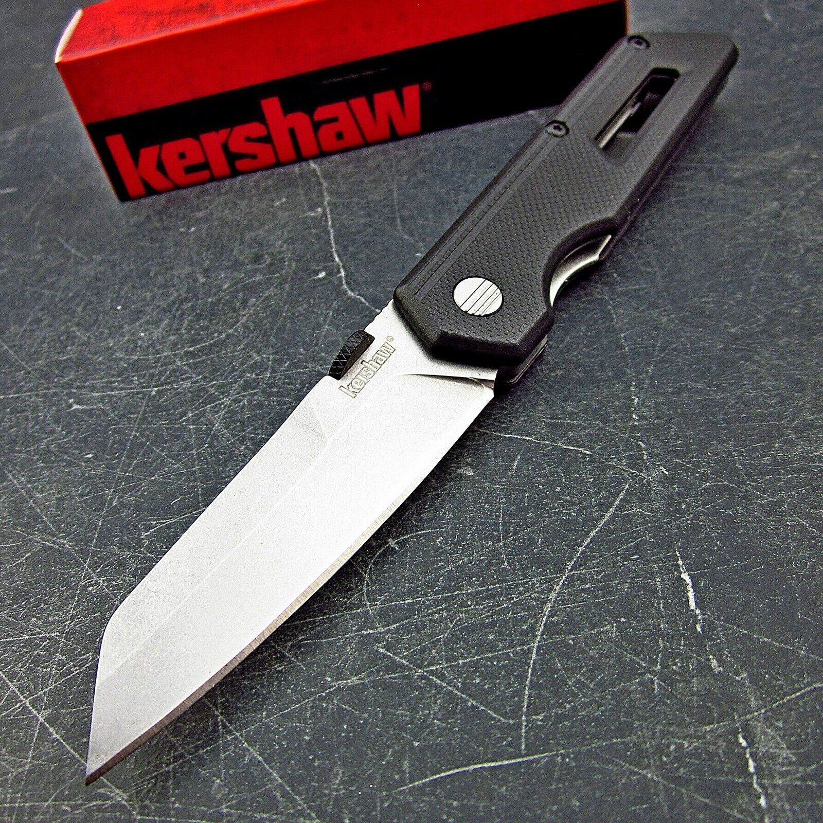 Kershaw Mixtape Everyday Carry Stonewash 8Cr13MoV Blade EDC Folding Pocket Knife