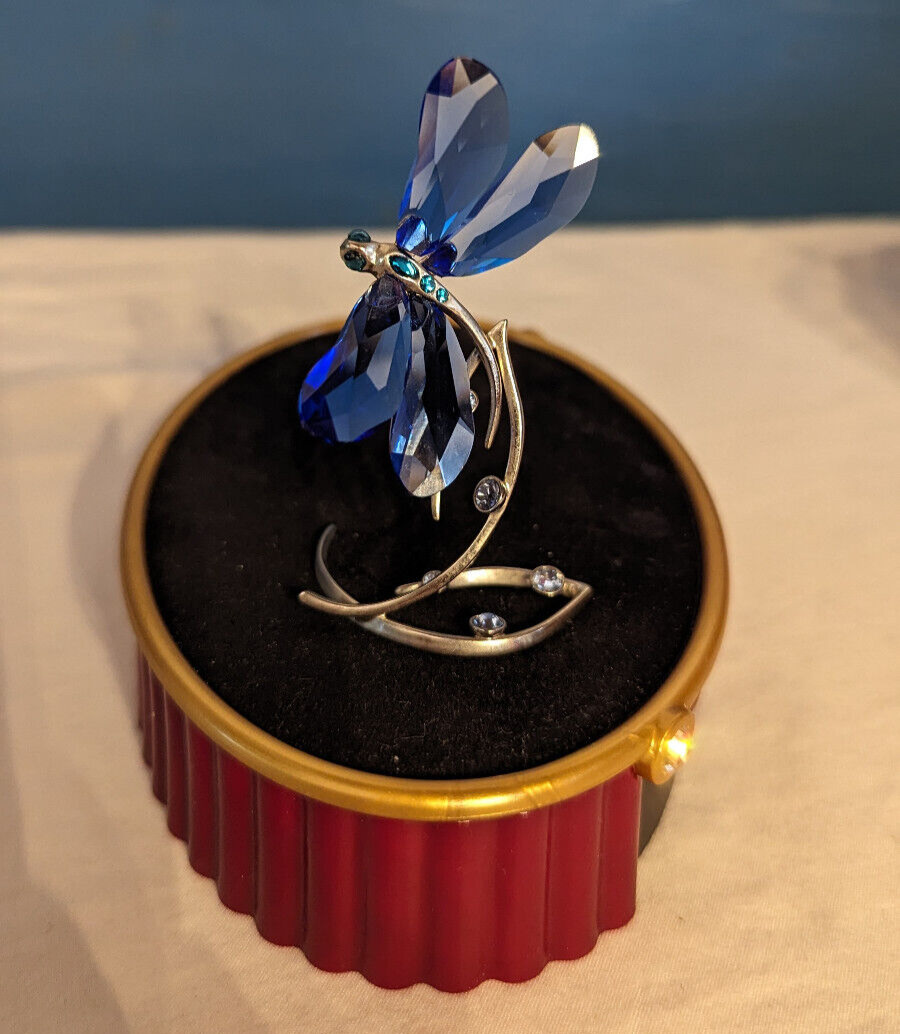 Swarovski SCS Crystal Figurine Blue Dragonfly 2014 LE Event Piece 5004731 in Box