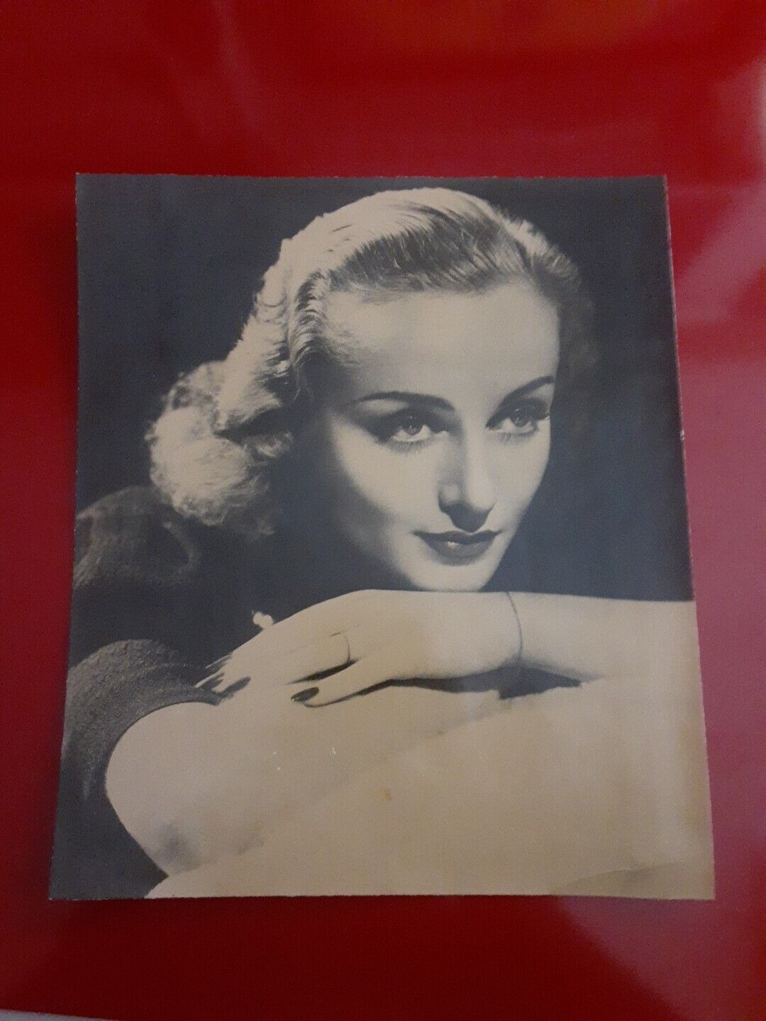 Carol Lombard Vintage Photo 7.25x8.5in Approx.  Old Photo. Nice