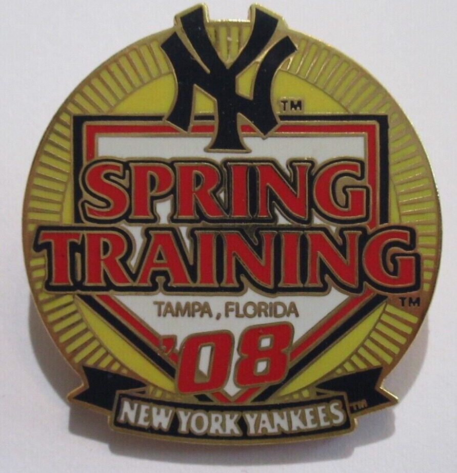 2008 NY New York Yankees Spring Training Florida pin Grapefruit League
