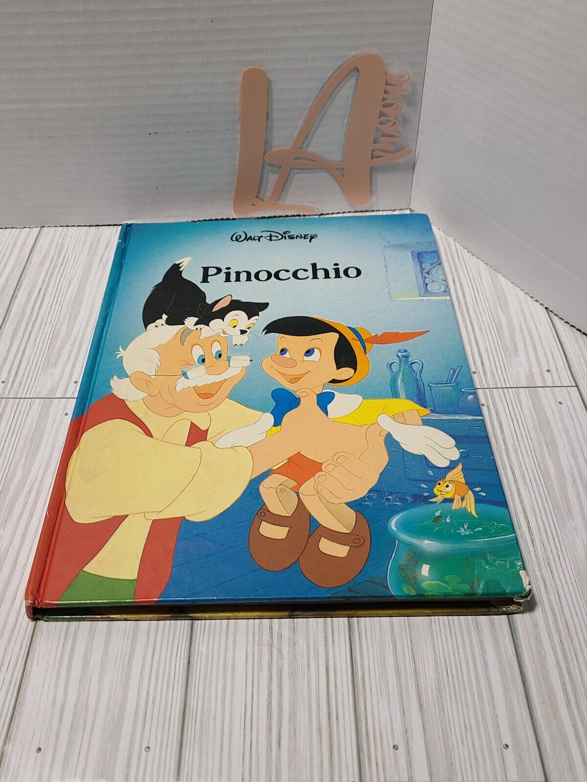 Walt Disney Classic Series 1986 Vintage Hardback Pinocchio Picture Book