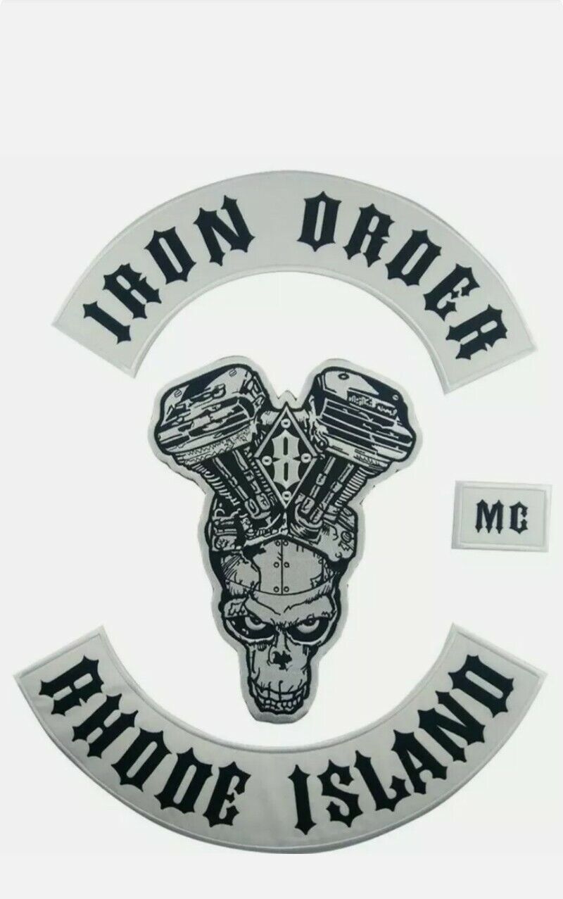 IRON ORDER DIY APPAREL ACCESSORIES PATCH EMBROIDERY BADGE IRON ON BIKER SEWING