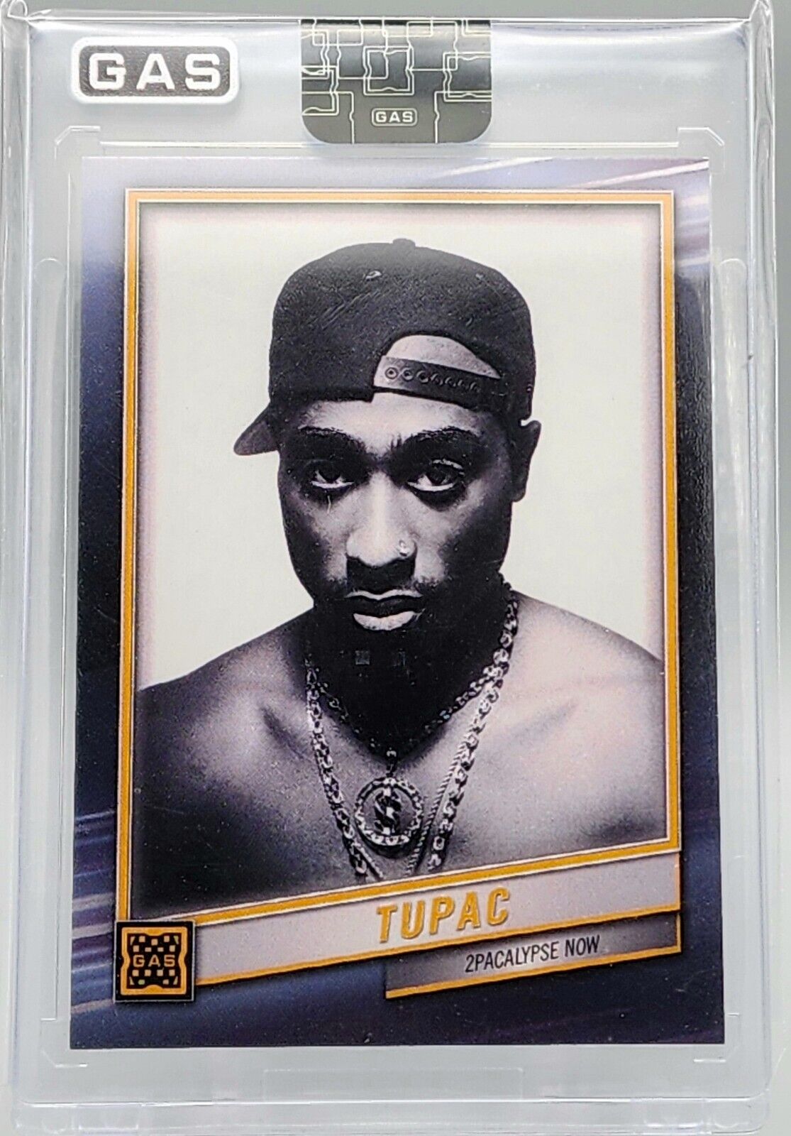 2023 Gas Trading Cards Tupac Shakur 2Pac 2pacalypse Album Card #1