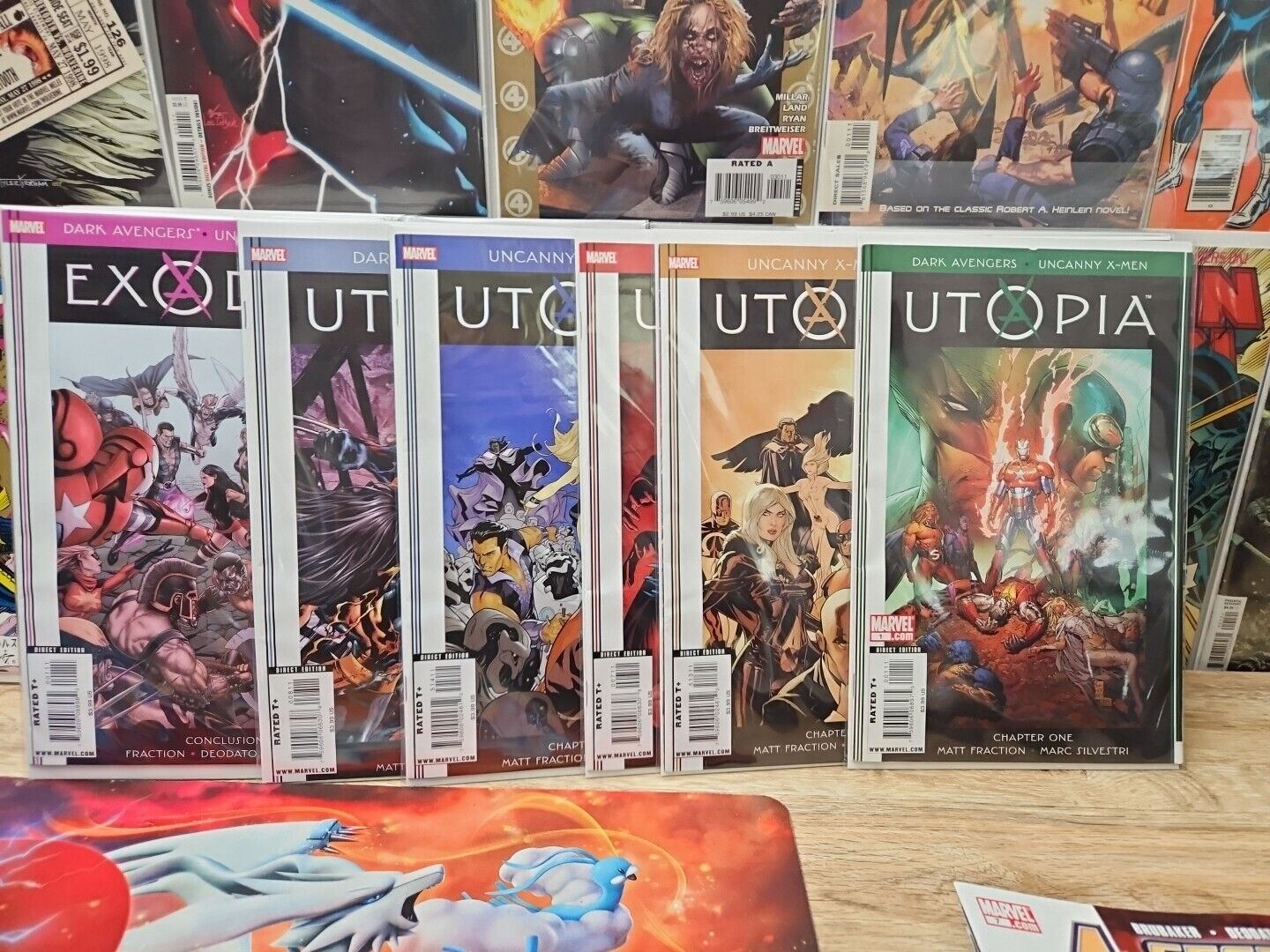 Lot Of 6 Utopia X-Men and Avengers 1,2,3,4,5 and Exodus Conclusion - 6 issues 