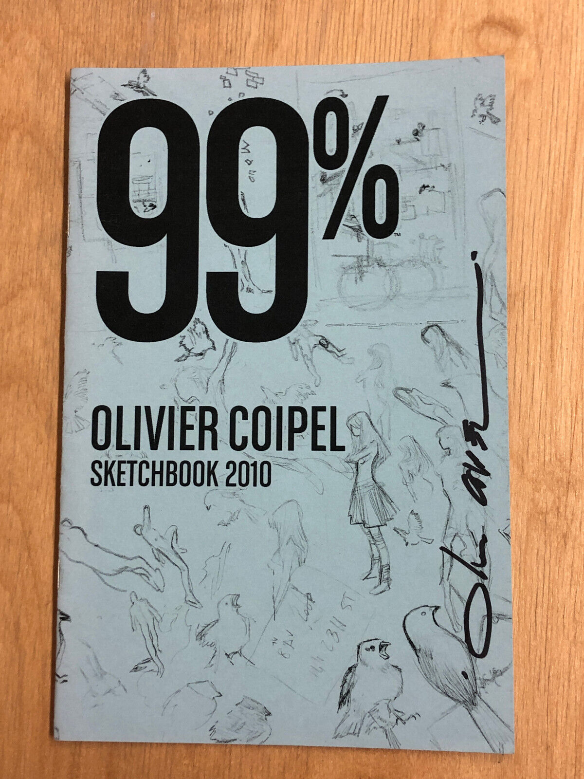 99% Olivier Coipel Sketchbook Thor Spider-Man X-Men SIGNED 2010 - VERY RARE