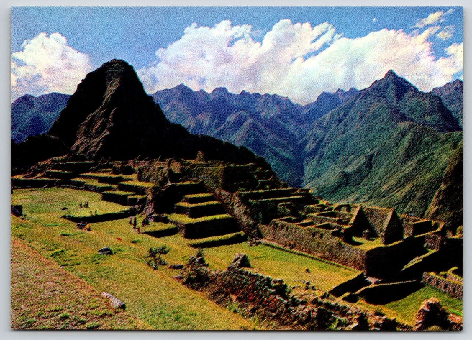 Postcard Machupicchu Peru Mountains Post Card Continental