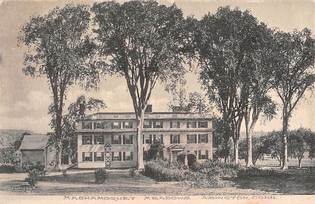 ABINGTON, POMFRET, CT, MASHAMOQUET MEADOWS INN, ALBERTYPE PUB c 1910-20