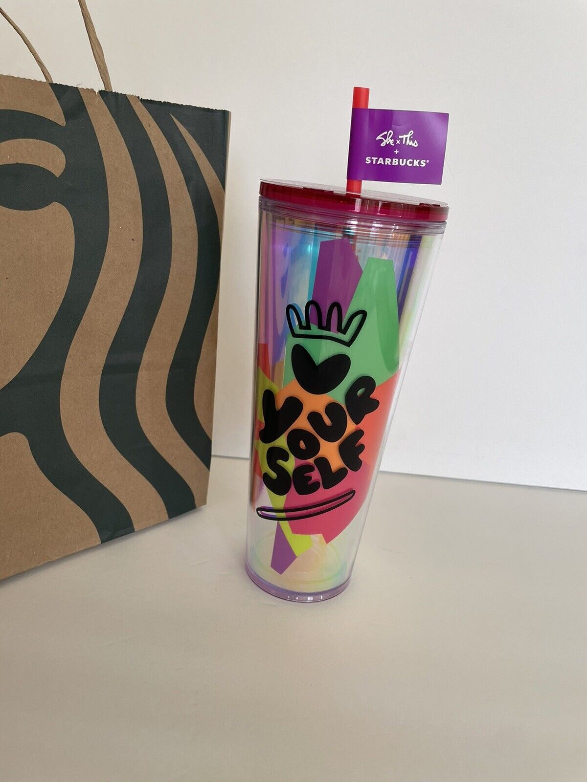 Starbucks Spring 2024 Artist Collaboration She x This Love Yourself Tumbler-24oz