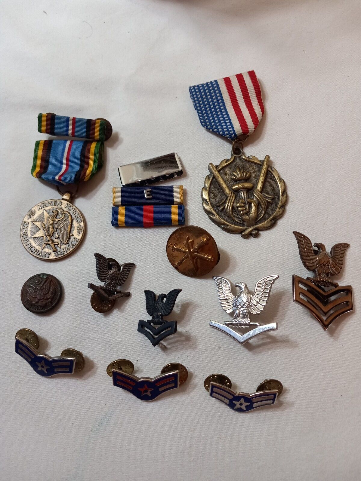Vintage Military Pins and Metals