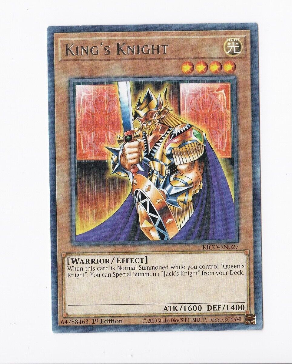 2020 Konami YuGiOh 1st Edition - King\'s Knight KICO-EN027