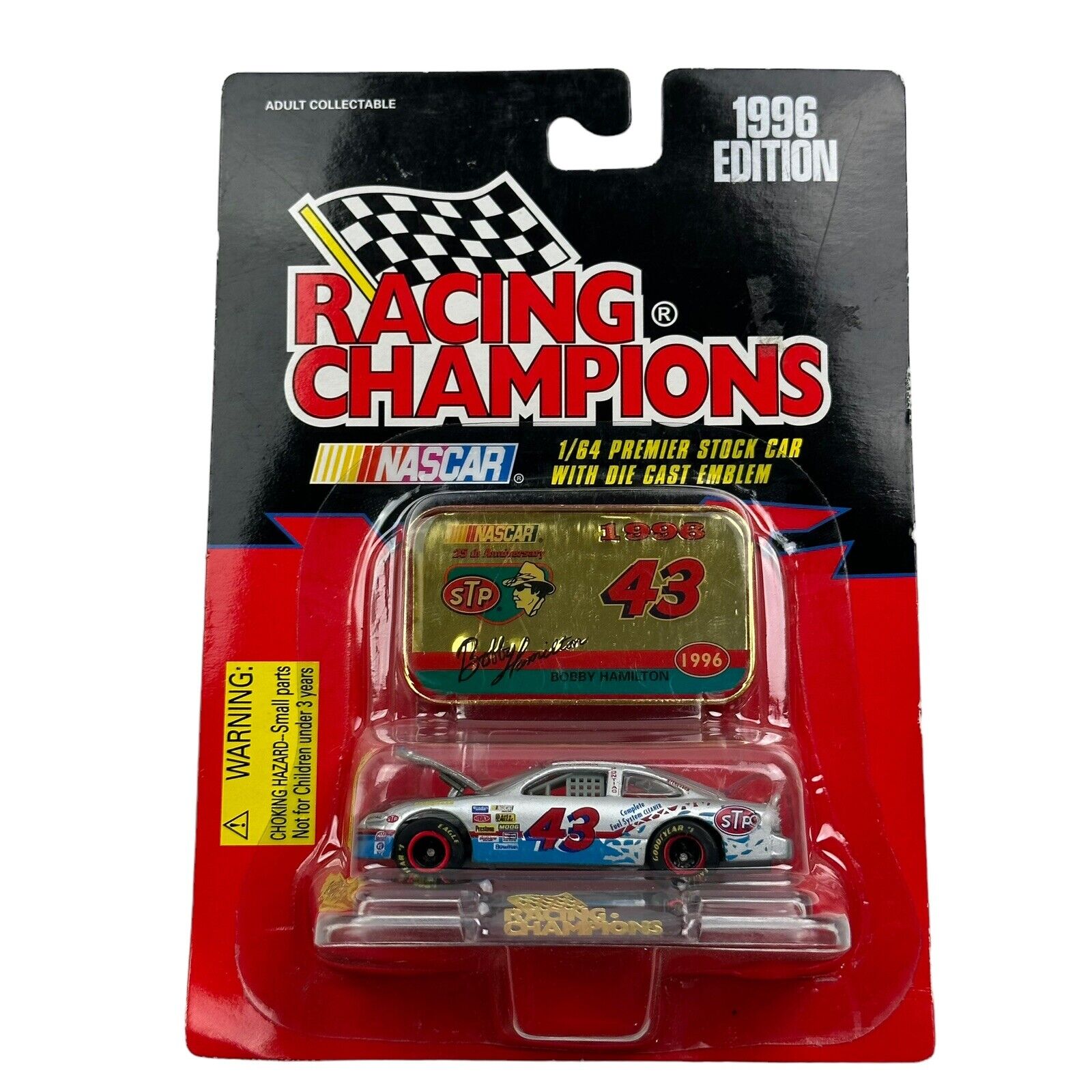 Racing Champions Nascar 1996 Bobby Hamilton Petty STP #43 1/64 Die Cast Car HO
