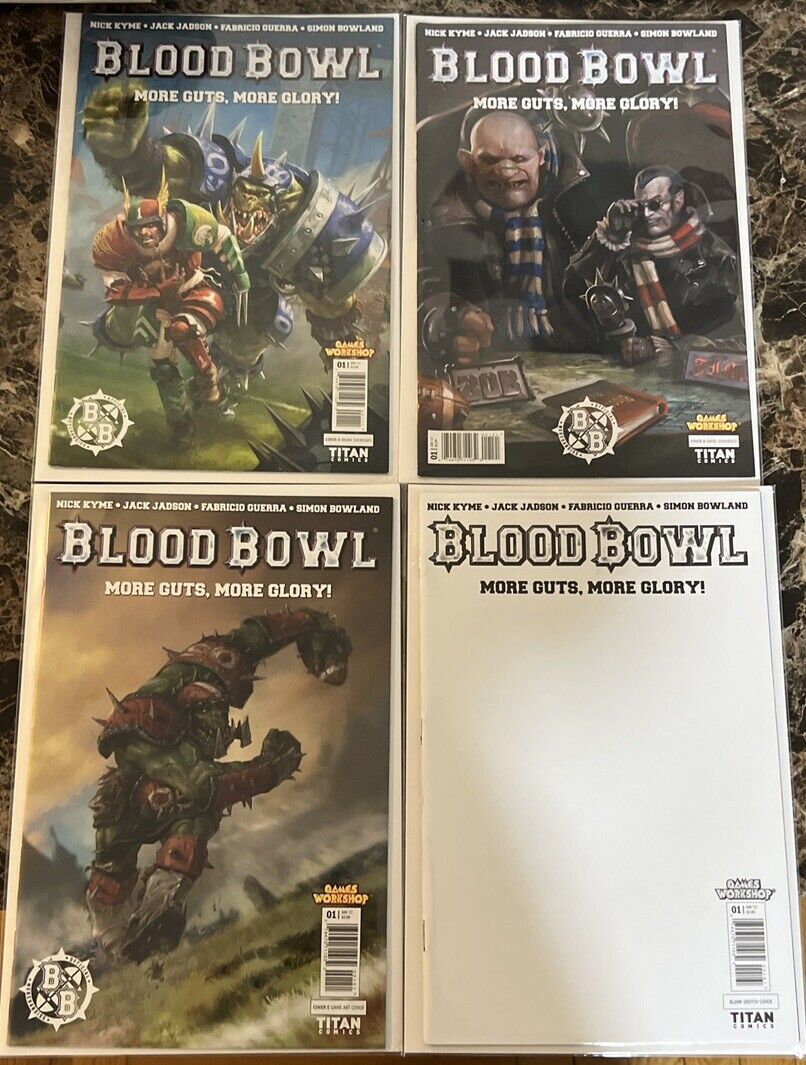 Blood Bowl More Guys, More Glory TPB Lot Of 4