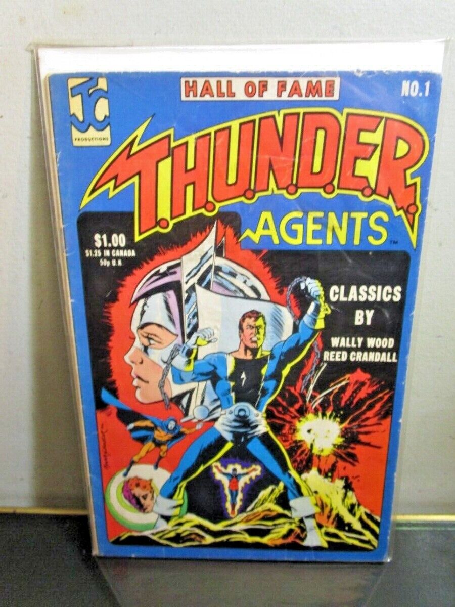 1983 JC Productions-Hall of Fame-Thunder Agents-#1-First Encounter BAGGED BOARDE