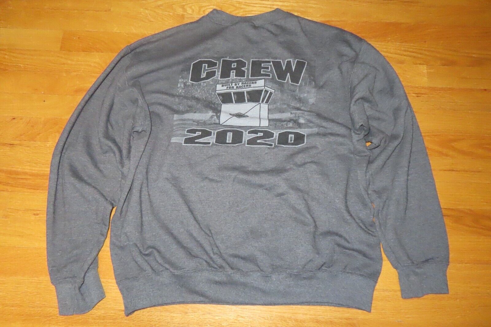 2020 NEW ENGLAND DRAGWAY Crew Built for Racers for Racers XL Sweatshirt DRAGSTER
