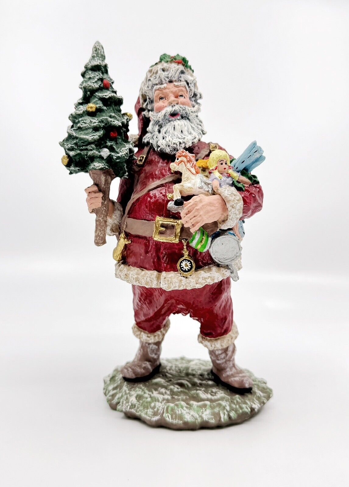 1991 Duncan Royale History of Santa Claus Figurine \'Today\'s Nast\' Limited #1163