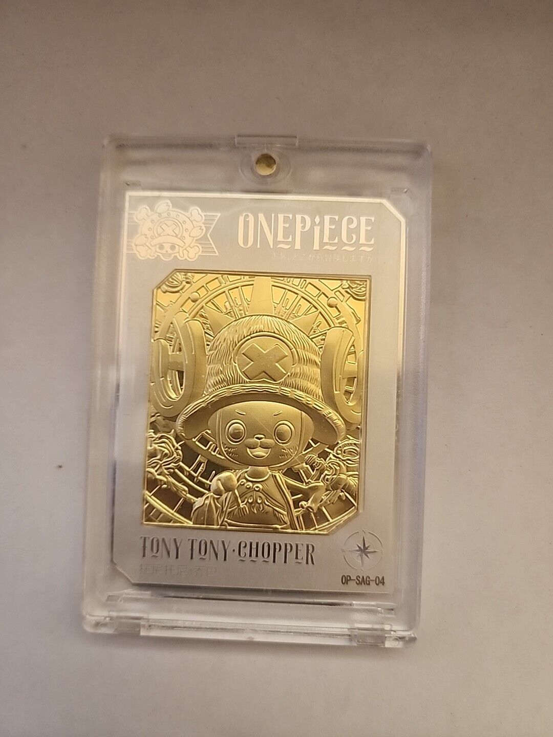One Piece Endless Treasure 6 OP-SAG-04 Gold Plated Silver Tony Tony Chopper